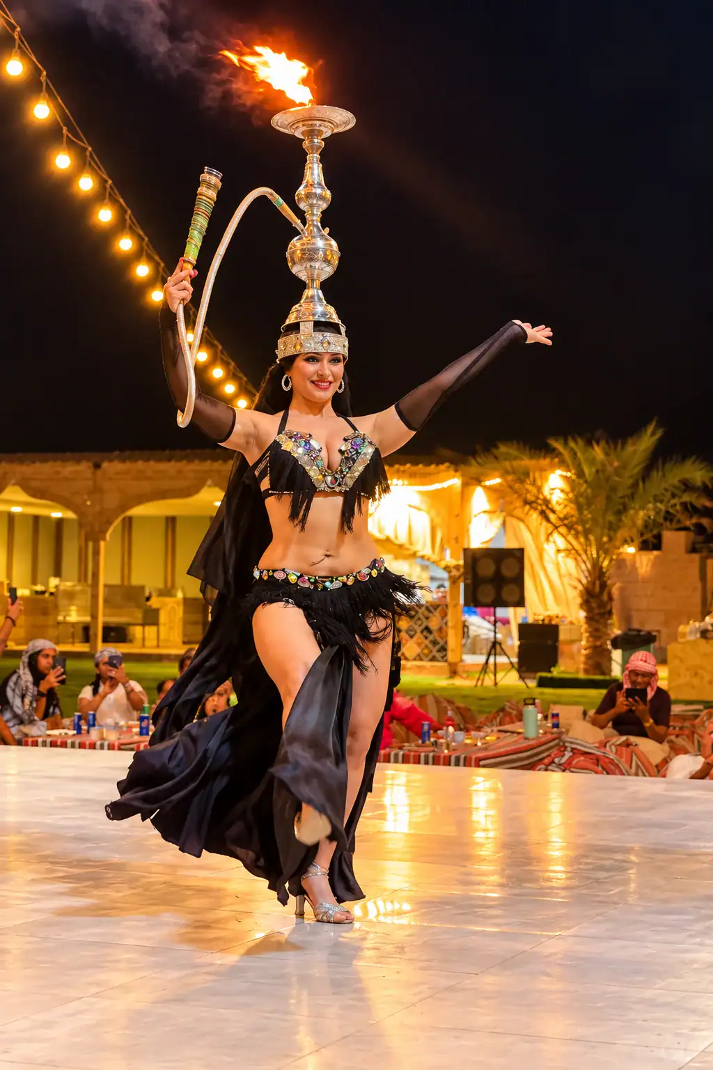 Dubai Desert Safari – Feuertanz im Wüstencamp